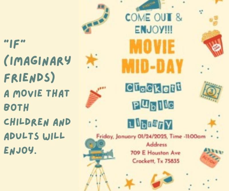 Crockett Public Library Presents "IF" for Movie Mid-Day