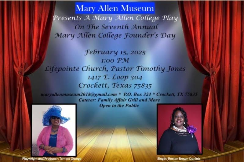 Mary Allen Museum Presents A Mary Allen College Play